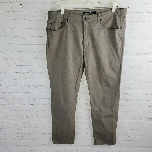 Kenneth Cole New York Mens Zippered Pant Size 34x30 - Picture 1 of 7